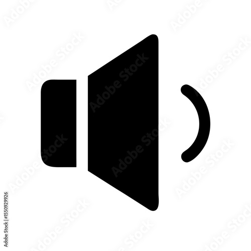 Sound On Speaker Icon Symbol
