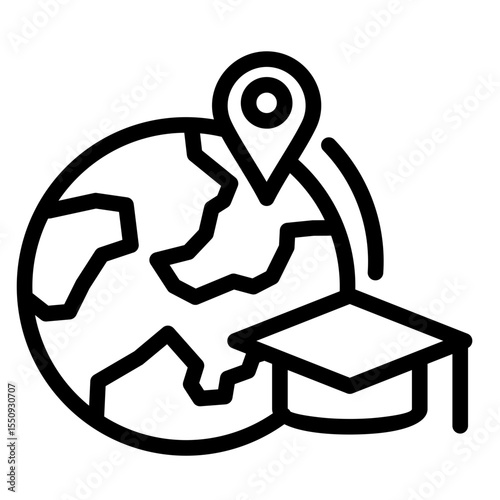 Distance Learning Icon