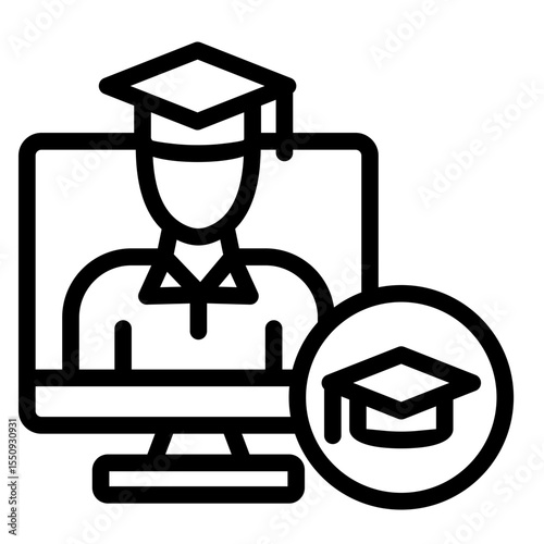 Online Learning Icon