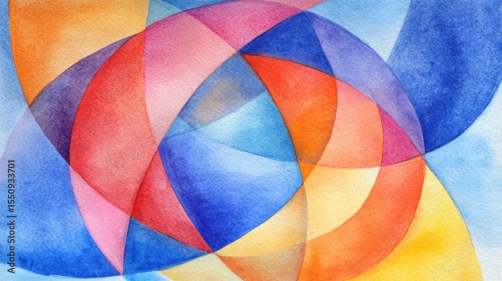 Fototapeta premium Abstract watercolor design