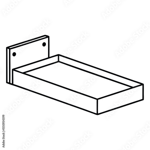 black box isolated on white
