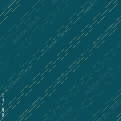 diagonal lines from hand drawn stripes. decorative art. teal blue repetitive background. vector seamless pattern. retro stylish fabric swatch. geometric wrapping paper. textile design template