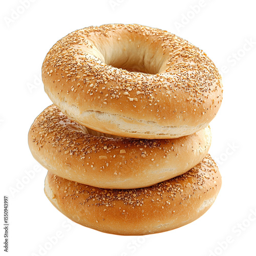 bagels with sesame seeds