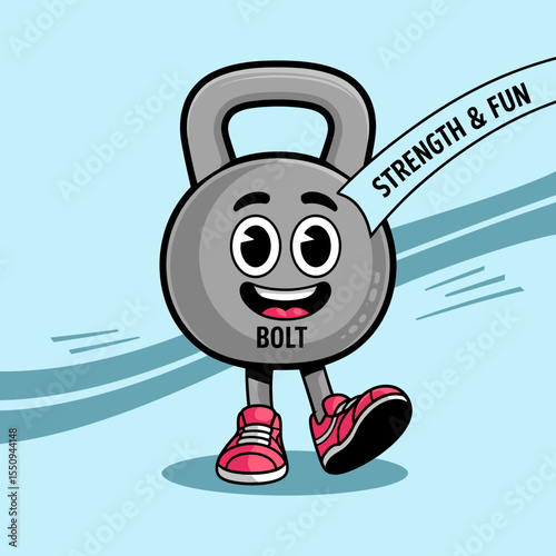 Kettlebell with Sneakers