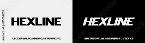 Modern Bold Font. Typography urban style alphabet fonts for fashion, sport, technology, digital, movie, logo design, vector illustration