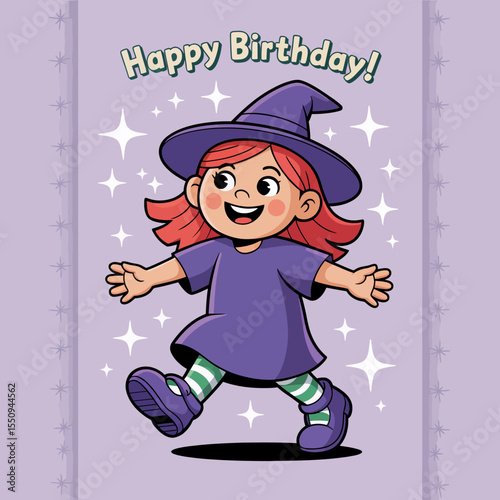 Magical Birthday Witch Celebration