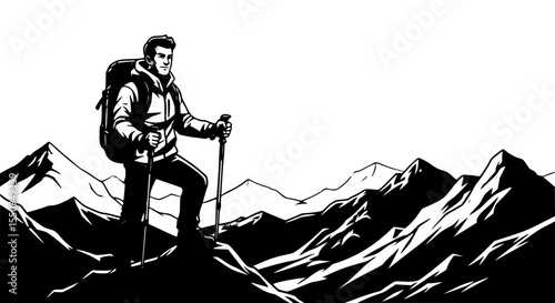 climber on the top