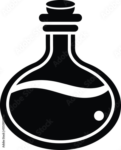 Minimal Potion Icon Vector Illustration
