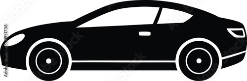 Modern Car Icon Vector Illustration