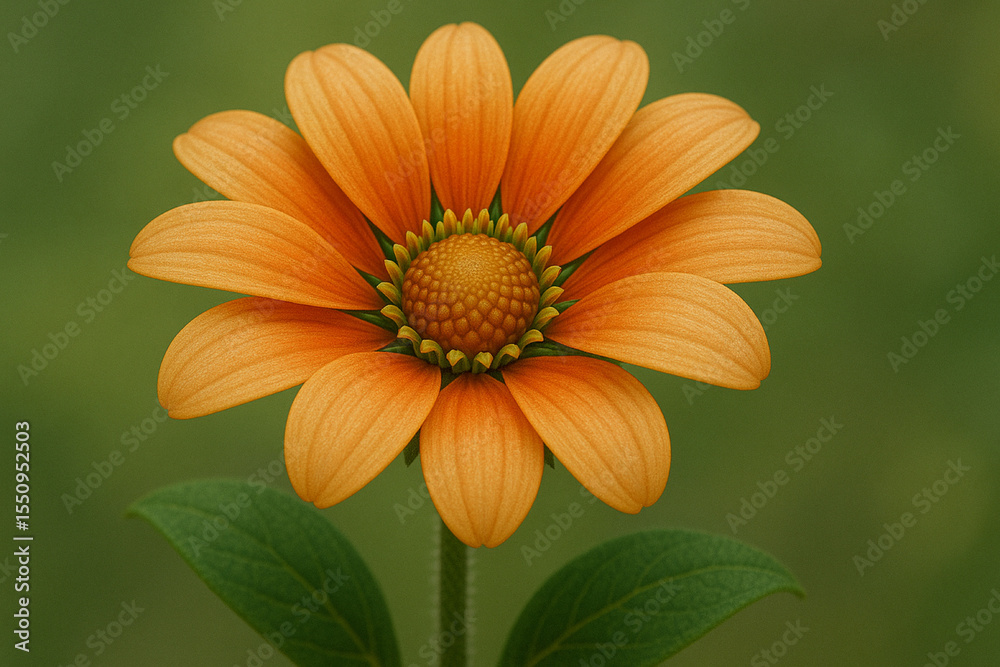 Fototapeta premium orange gerbera flower