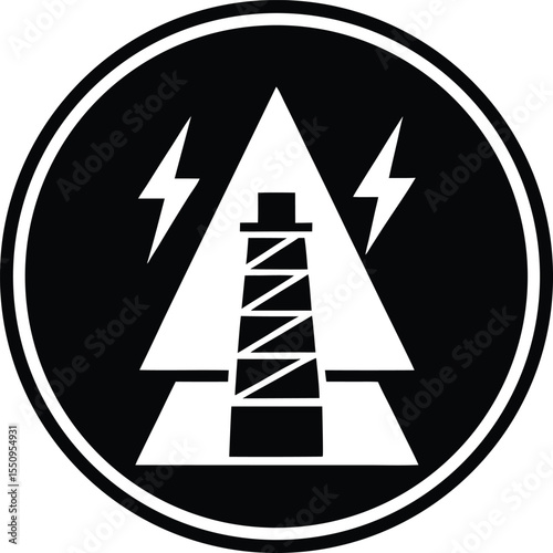 Power Outage Icon Vector Illustration