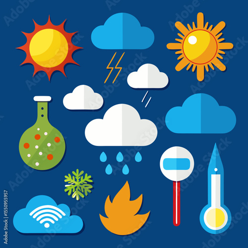 horizon, cartoon, nature, sky, vector, meadow, hill, art, illustration, background