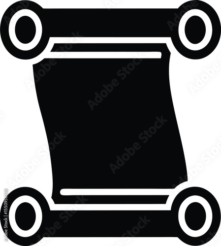 Scroll Bar Icon Vector Illustration