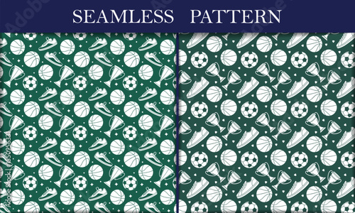 Travel Seamless Pattern Retro Airplane, Suitcase, and Passport Designs