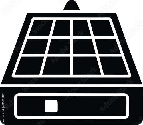Solar Inverter Icon Vector Illustration