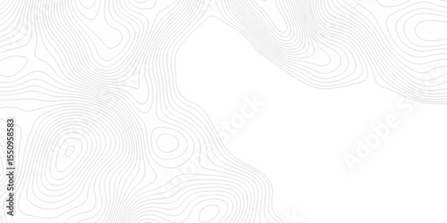 Abstract topography pattern seamless lines sea map modern design white background. Abstract digital topographic contour map concept space geometric strip grid line. Natural discovery of maps.	