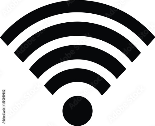 WiFi Off Icon Vector Illustration