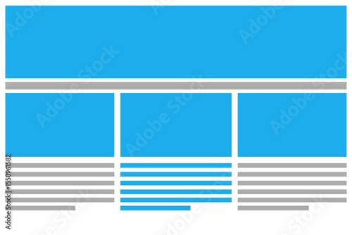 Digitally generated image of empty document