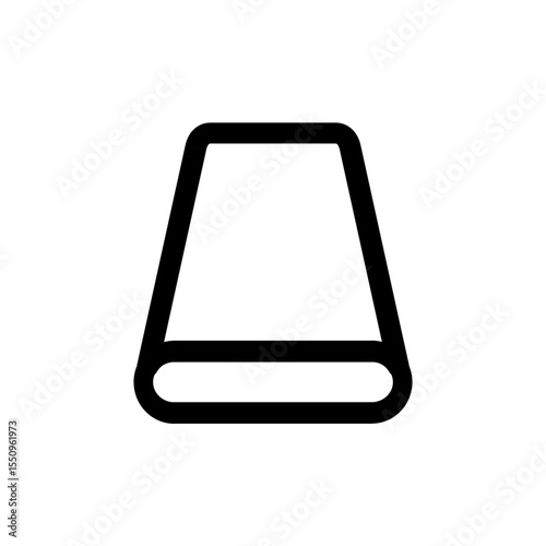 tablet pc isolated on white background