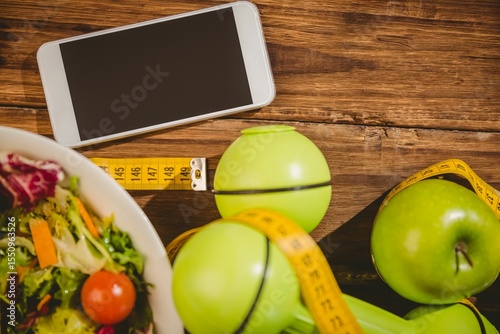 Phone on healthy persons desk