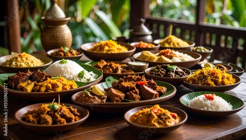 Indian Cuisine A Feast of Dishes.