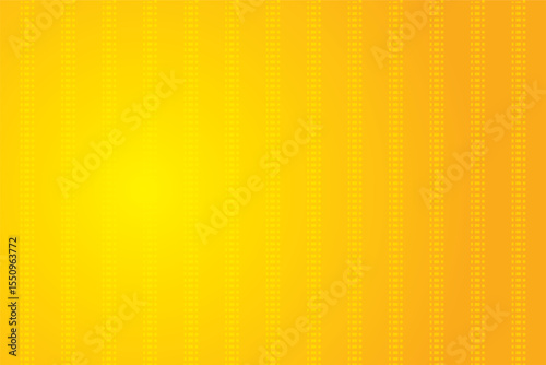 Vibrant yellow to orange gradient background with subtle vertical dotted line pattern
