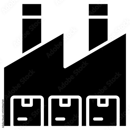 Factory glyph icon