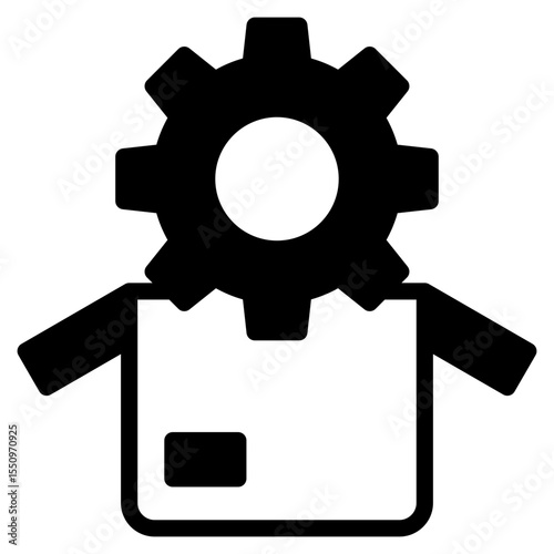 Packing Machine outline mixed icon