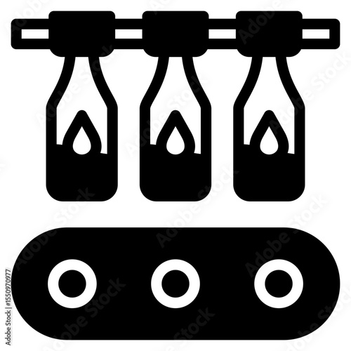 Conveyor Belt outline mixed icon