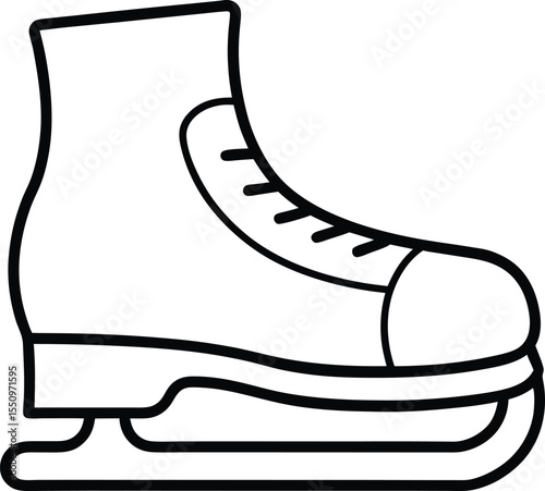 vector illustration of a shoe