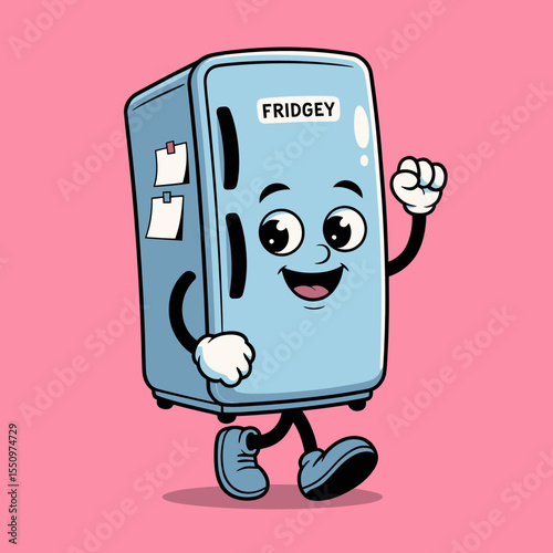 Fridge Mascot Named Fridgey