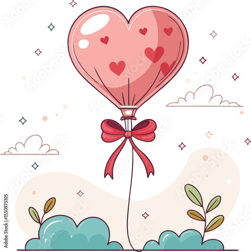 Love Clipart Vector Design – Romantic Heart Illustrations and Cute Love Elements for Valentine’s Day, Wedding Invitations, Greeting Cards, Scrapbooking, and Romantic Graphic Projects

