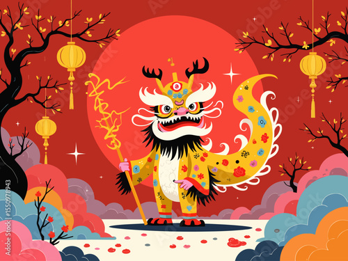 Celebrating chinese new year a colorful fusion of traditions and symbols cultural showcase festive