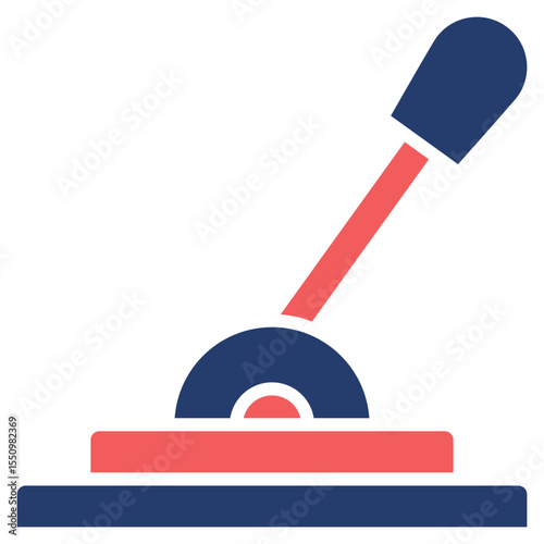 Control Lever solid color icon