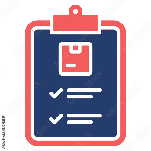 Purchase Order solid color icon
