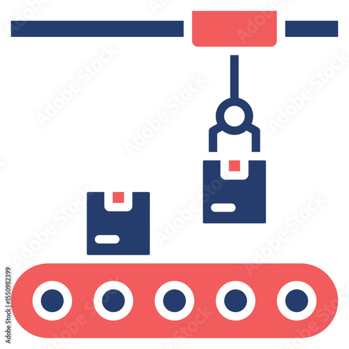 Assembly Line  solid color icon