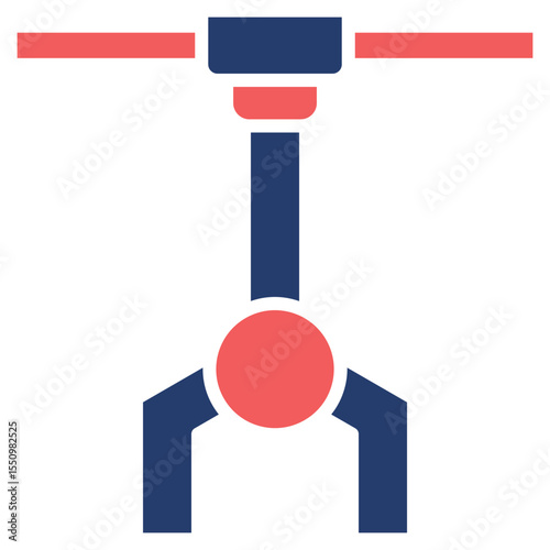 Robot Arm solid color icon
