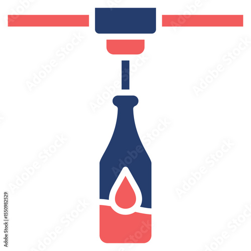 Assembly Machine solid color icon