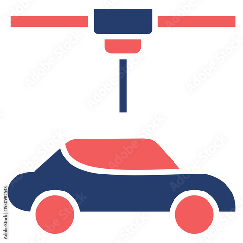 Car Manufacturing solid color icon