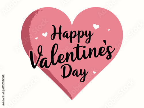 happy valentine's day vector design valentine typography and groovy style word 