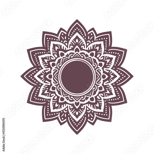 mandala pattern vector silhouette clip art background design illustration