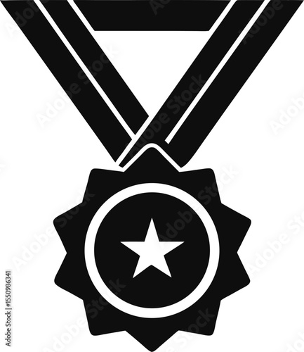 Medal Flat Design Fitness & Exercise Icon