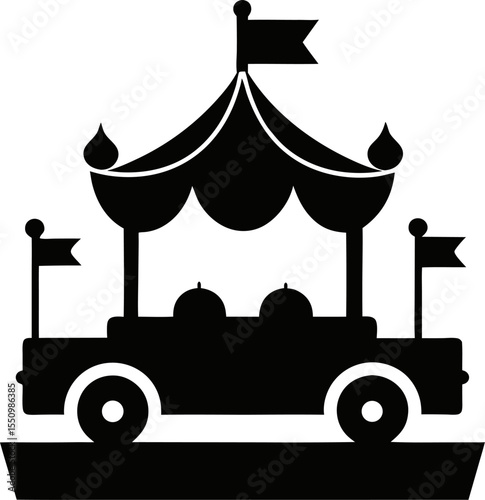 parade float vector icon