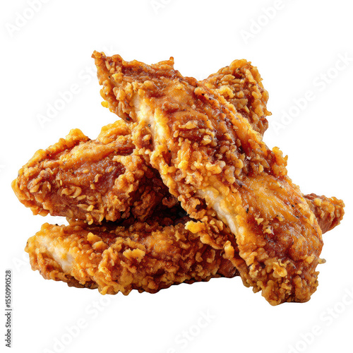 Crispy fried chicken strips (3)