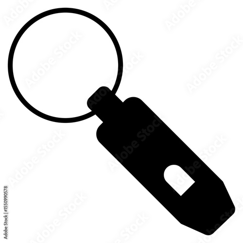Whistle black icon