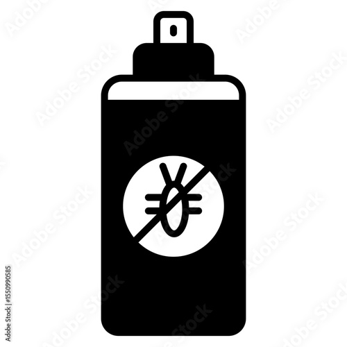 Bug Spray black icon