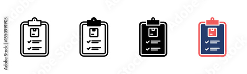 Purchase Order icon sheet multiple style collection