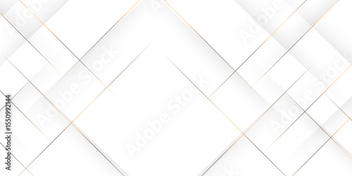 Abstract white and gray color, modern design stripes background with geometric shape. Vector illustration.
. Vector white horizontal template for business banner