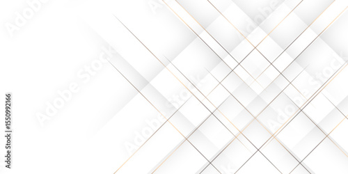 Abstract white and gray color, modern design stripes background with geometric shape. Vector illustration.
. Vector white horizontal template for business banner
