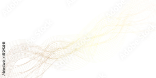Abstract wave blend lines on transparent background. Design for banner, wallpaper, background and many more. Undulate Grey Wave Swirl, frequency sound wave, twisted curve lines with blend effect.	

